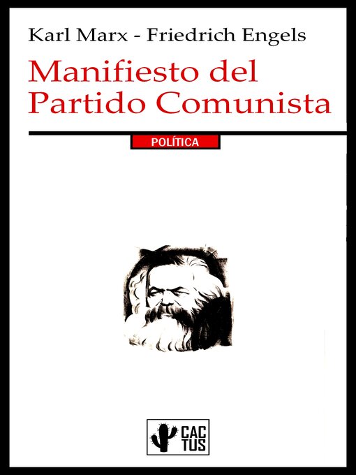 Title details for Manifiesto del partido comunista by Marx Karl - Available